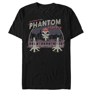 Men's Cuphead Conductor Greetings From the Phantom Express T-Shirt - 1 of 4