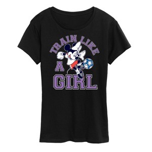 Women's - Disney - Train Like A Girl Short Sleeve Graphic T-Shirt - 1 of 4