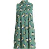 Lands' End Women's Cotton Voile Mock Neck Above the Knee Shift Dress - 3 of 3
