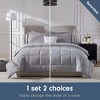 BAGOKIE 5/7 PCS Bed in a Bag Reversible Bedding Set with Comforter, Sheets, Pillow Sham, Pillowcase - 4 of 4