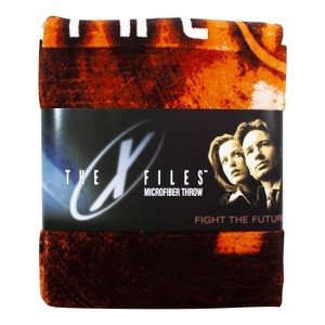 Se7en20 X-Files Logo 50" x 60" Lightweight Fleece Blanket - 1 of 4