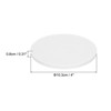 Unique Bargains Absorbent Marble Round Coaster for Home Office White 6 Pcs - 2 of 4