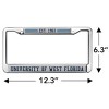 University of West Florida School Logo Full Size Standard License Plate Metal Frame - 4 of 4