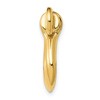 Black Bow Jewelry 14k Yellow Gold Large Shackle Link Moveable Pendant - 2 of 4