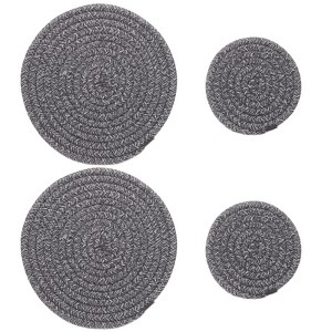 Unique Bargains House Indoor Gardening Plant Mat 4 Pcs - 1 of 4