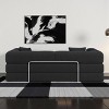 78.8" Modern Modular Sofa Bed with Removable Cushions and Convertible Design for Living Room or Bedroom -3irtyhousy - 3 of 4