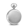 Black Bow Jewelry Charles Hubert Stainless Striped Case w/Engraving Area Pocket Watch - 3 of 4