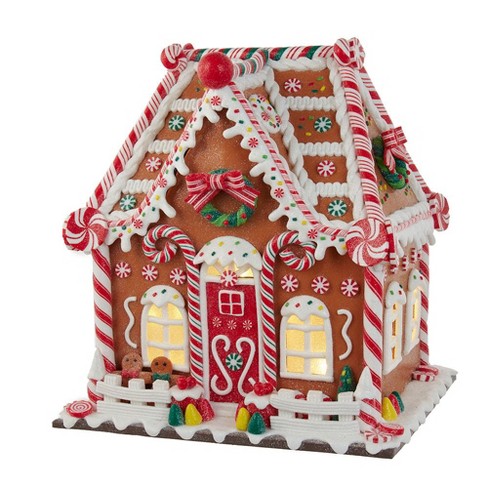 Kurt Adler 13-inch Battery-operated Gingerbread House With Led Light ...