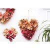 C&F Home 13.39" Valentine's Day Floral Hanging Heart Flower Petal Wreath - 3 of 4