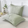 LISM 100% Cotton Quilted Pillow Shams, 26" x 20" (Pack of 2) - 2 of 4