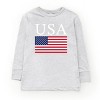 The Juniper Shop USA Flag Solid Youth Long Sleeve Tee - 2 of 4