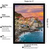 Americanflat 14x18 Picture Frame in Black - Composite Wood with Polished Plexiglass - Horizontal and Vertical Formats for Wall - 2 of 4