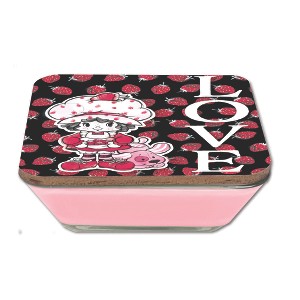 Courtside Market Strawberry Shortcake 20 oz LOVE Candy Dish Candle - 1 of 4