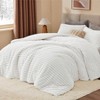 Fleece Queen Comforter Set - Super Soft Warm Fluffy Bright White Bedding, Luxury Fuzzy Heavy Winter Bed Set with 2 Pillow Cases - 2 of 4