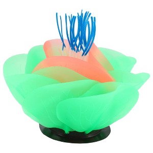 Unique Bargains Silicone Aquarium Simulation Coral Aquatic Flower Ornaments 2.36"x4.17" 1 Pc - 1 of 4