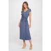 WEST K Women's Cameron Side Tie Midi Dress - 2 of 4