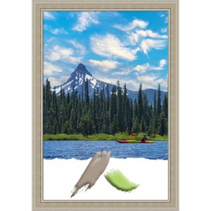 Amanti Art Mezzo Silver Wood Picture Frame - 1 of 4