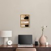 Art Remedy Sunny Cloudy Gold Brown Earthy Abstract Wall Art Framed - 2 of 4
