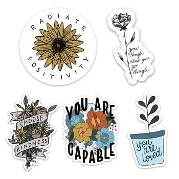 Wildflowers (dark) Sticker — Matte Vinyl Stickers - Cute, Funny, Pretty,  Waterproof | Shawna Smyth Studio - Shawna Smyth Studio - Bright and Happy