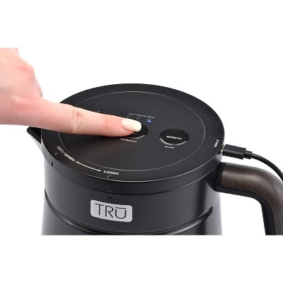 TRU Black BPA-Free Rapid Cold Brew Coffee Maker