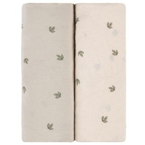 Ely's & Co. Baby Fitted Bassinet  Sheet   100% Combed Jersey Cotton  2 Packs Gender Neutral - 1 of 4