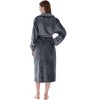 PAVILIA Fleece Robe For Women, Plush Warm Bathrobe, Fluffy Soft Spa Long Lightweight Fuzzy Cozy, Satin Trim - 2 of 4