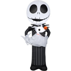 Gemmy  Airblown Inflatable Stylized Jack Holding Zero Disney, 5 ft Tall, Multicolored - 1 of 2