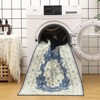 Nasitip Boho Farmhouse Washable Area Rug - Large Floral Vintage Non-Slip Carpet for Living Room, Bedroom, Office - 4 of 4