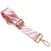 Wrapables Wide Adjustable Crossbody Handbag Strap, Women's Replacement Bag Strap for Purses, Pink Zebra Print - 3 of 4