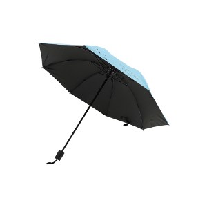 Unique Bargains Portable Umbrella 8-Rib Cute Design Manual Sun Protection Impact Cloth Vinyl 39.37"x27.17" 1 Pcs - 1 of 4