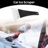 Unique Bargains Universal Car Ice Scraper SUV Snow Frost Remover for Car Truck RV Windscreen Plastic Black 1pc - 2 of 4