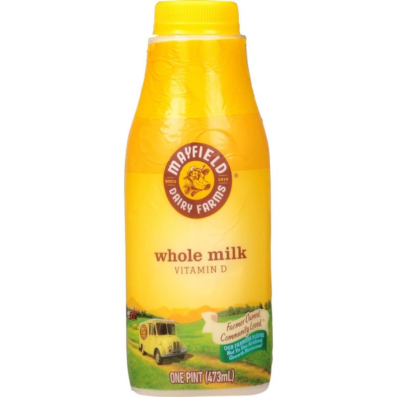 Mayfield Whole Milk - 1pt, 1 of 5