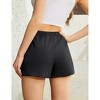 Trendy High Waist Cargo Shorts for Women - Summer Casual Elastic Waist Shorts with Pockets - 4 of 4