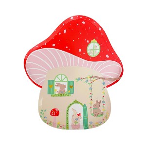 Daydream Society - Mushroom House Large Plates - Pack of 8 Paper Plates - 1 of 2