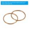 Unique Bargains DIY Craft Copper Jewelry Making Versatile Earring Beading Hoops 30 Pcs - 4 of 4