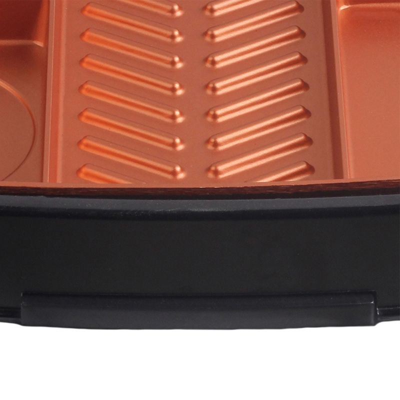 Brentwood Multi-Portion Electric Indoor Grill with Non-Stick Copper Coating, 4 of 9