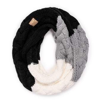 : Loop Knit Wool Black Midweight Scarf Target - 100% Merino Minus33 Everyday Infinity Wool Merino