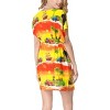 HAPPY BAY Women's Loose Swimwear Bathing Suit Beach Cover Up Beachwear Tunics Swim X-Large-XX-Large Yellow Car - 4 of 4