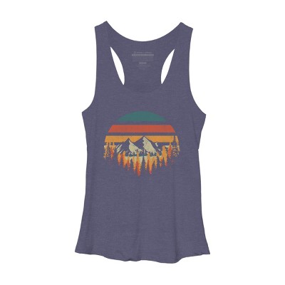Women's Design By Humans Deeply Wild By orangedan Racerback Tank Top