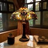 Chloe Lighting Amberwing Tiffany-style 2 Light Dragonfly Table Lamp 17" Shade - 2 of 3
