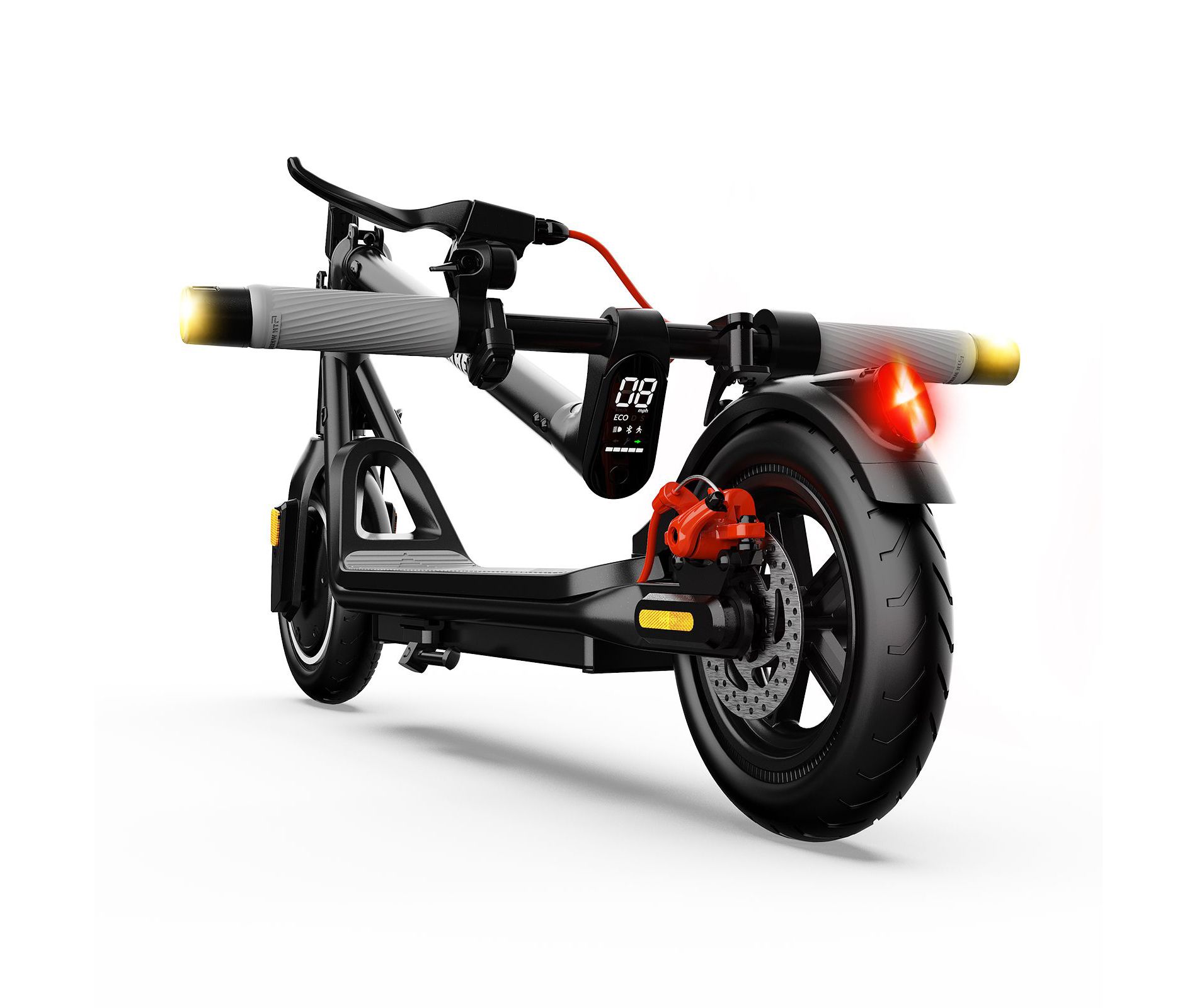 5TH WHEEL V20PRO Electric Scooter - 600W Peak, 18 mph, 12 Mile Range, 265 lbs Capacity, 10" Solid Tires, with Turn Signals