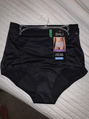 Bali Women's Fresh & Dry Brief 2-pack - Dfs064 Xl Black : Target