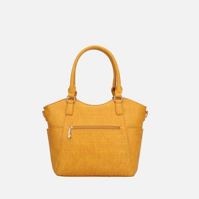 MKF Collection Tote Bag Multi Pocket Zip Closure, Lucy | MKF Collection by Mia K - Fuchsia — фото 6