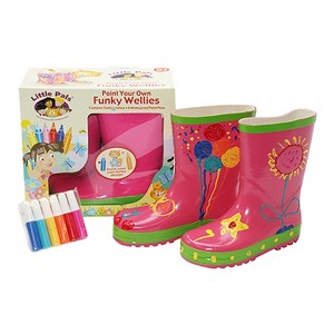 DIY Paint-Your-Own Kids Rain Boots – Fun & Customizable Rubber Boots with Paint Pens - 1 of 4