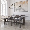 Hunter Fans 38.5" Grove Isle Ceiling Light Matte Black Finish - Modern Minimalist Chandelier with 4 Bulb Capacity - 2 of 2