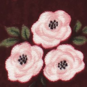 burgundy floral sleeveless