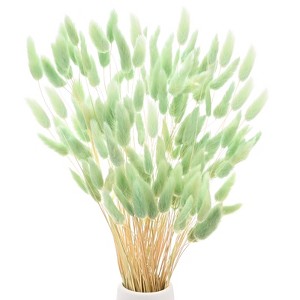 Unique Bargains Artificial Dried Flowers Realistic Look Pampas Bunny Tails Grass 17 Inch - 1 of 4