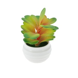 Unique Bargains Artificial Tree Plastic Green 3.15"x3.15"x3.15" 1 Pcs - 1 of 4