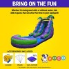 Pogo Bounce House Crossover Kids Inflatable Water Slide, Purple Marble with Blower, 15 ft - 4 of 4