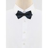INSPIRE CHIC Men's Adjustable Striped Bow Tie - 2 of 4